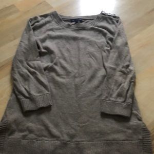 Taupe 3/4 sleeve sweater
